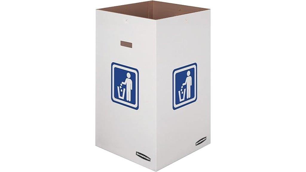 10 pack large cardboard bins