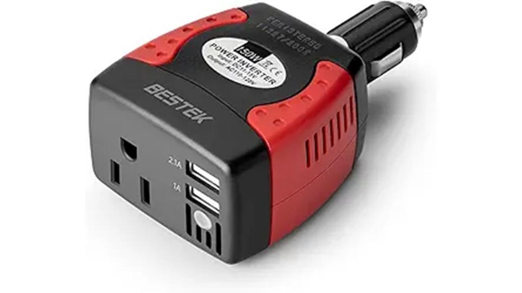 150w inverter with dual usb