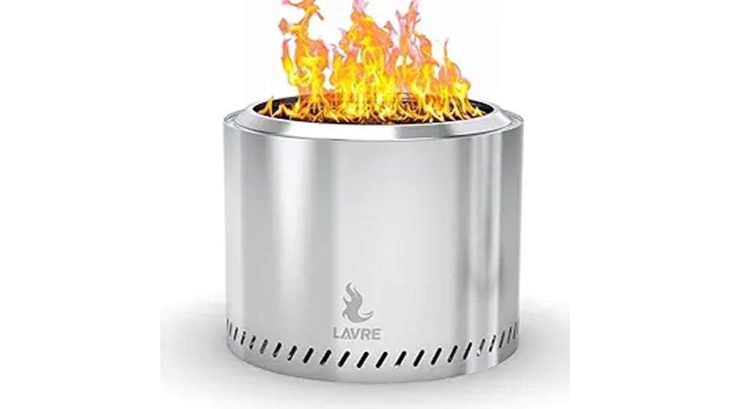 15 inch stainless steel fire pit