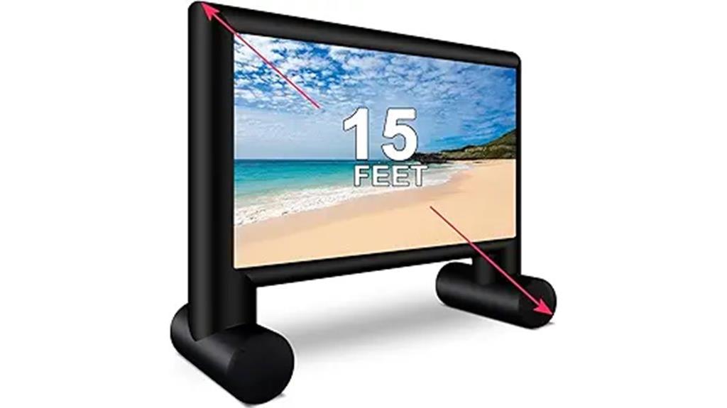 15ft inflatable outdoor screen