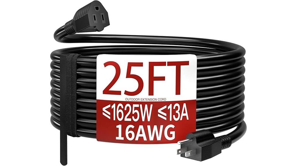 16 3 gauge waterproof extension