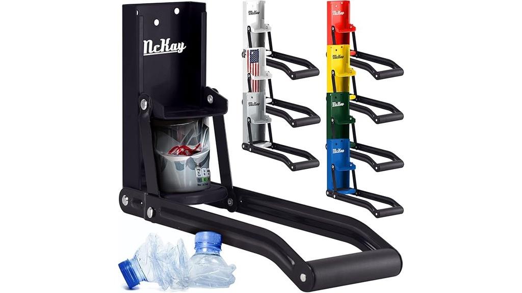 16oz wall mounted can crusher