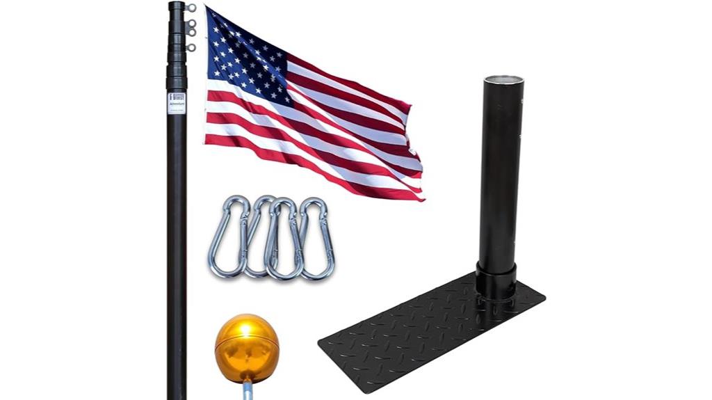 20 foot tailgate flag pole