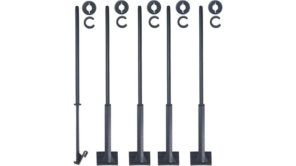 20 inch acocony flag poles
