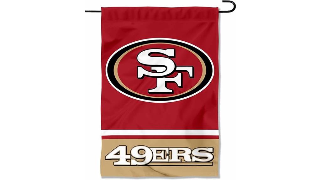 49ers garden flag