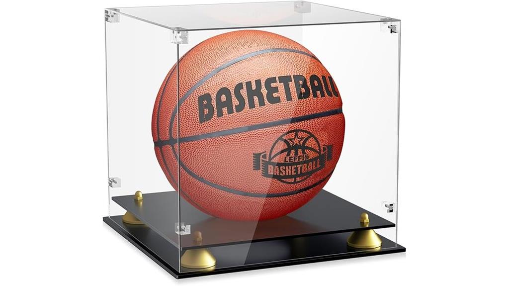 acrylic basketball display case