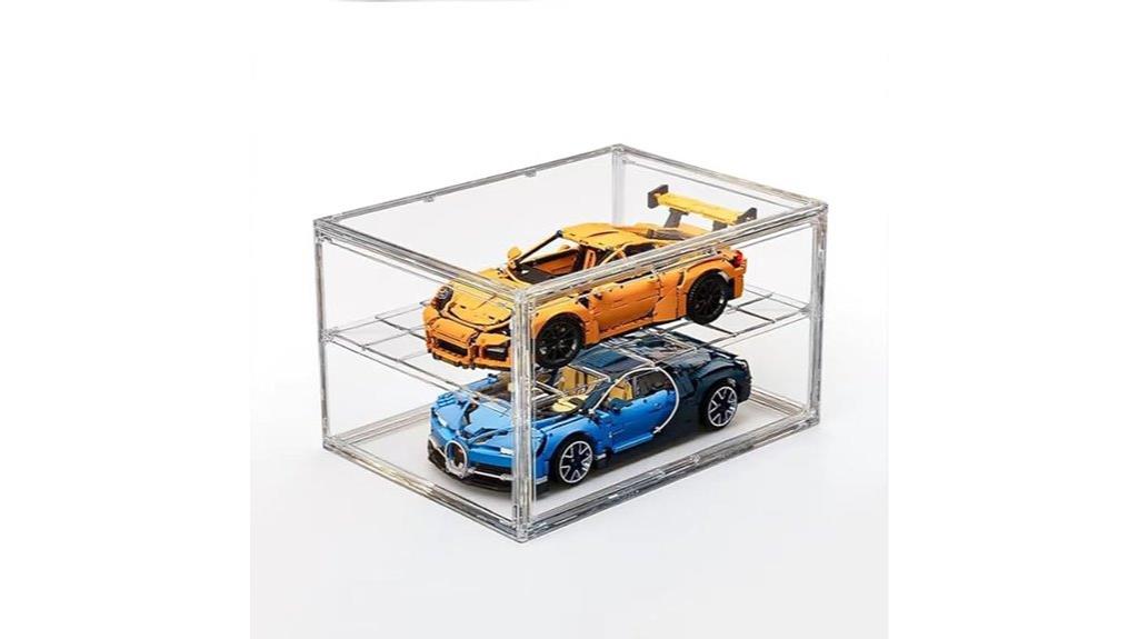 acrylic case with divider