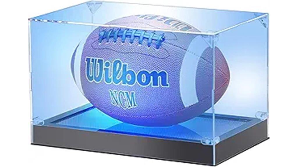acrylic football display case