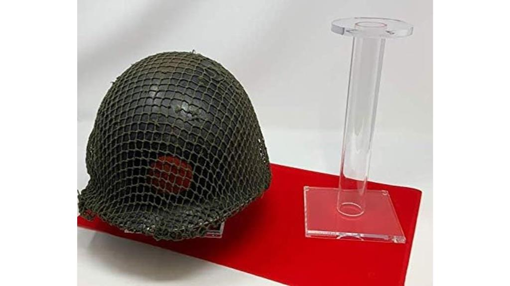 acrylic hat helmet stand