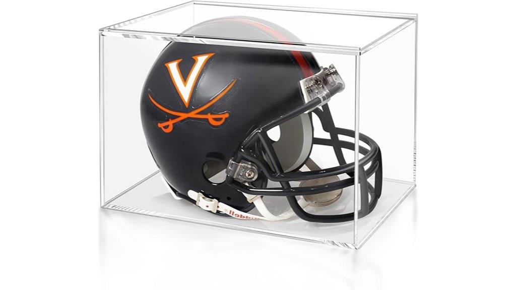 acrylic mini helmet case