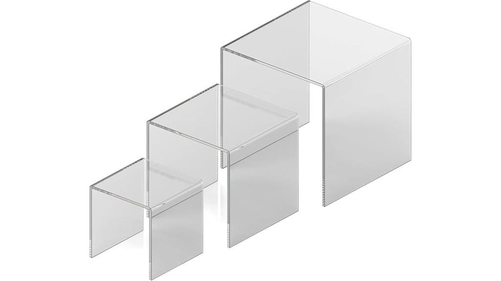 acrylic perfume display set