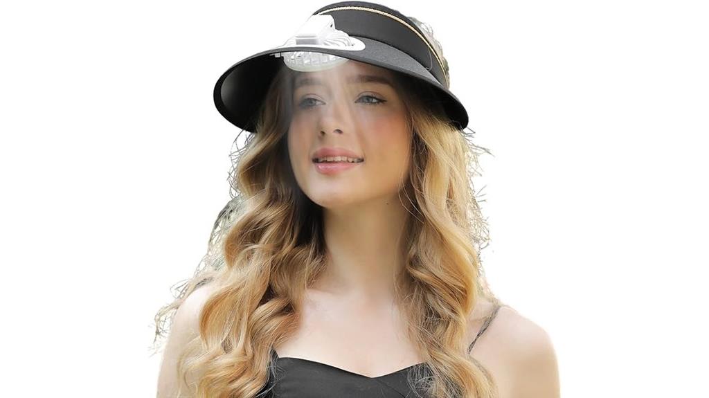 adjustable fan sun hat