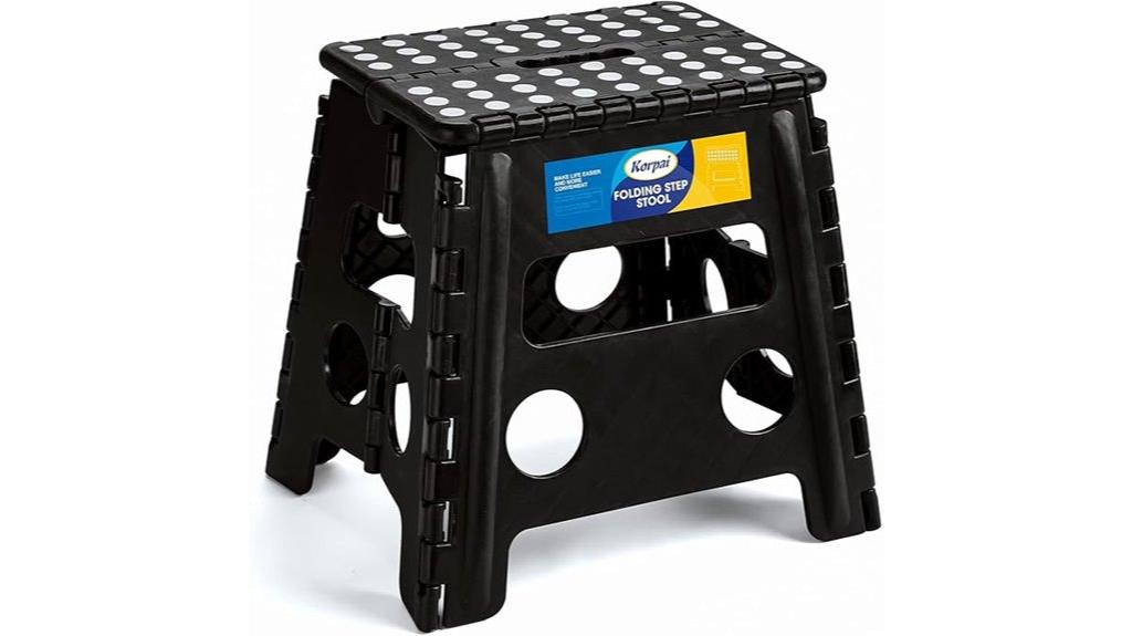 adjustable folding step stool