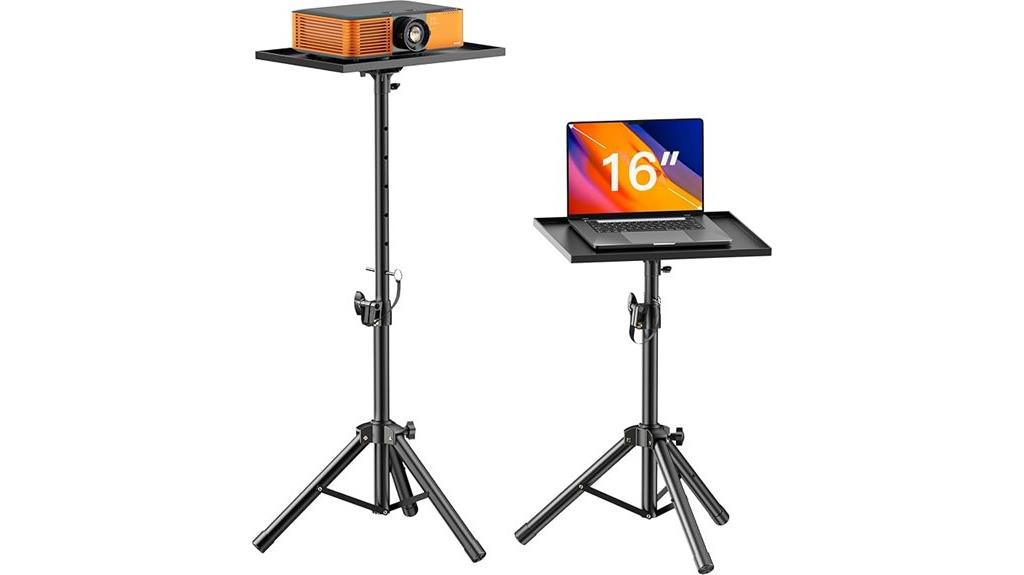 adjustable laptop projector stand