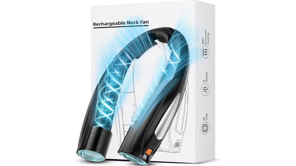adjustable portable neck fan