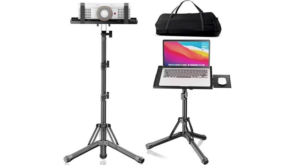 adjustable portable projector stand