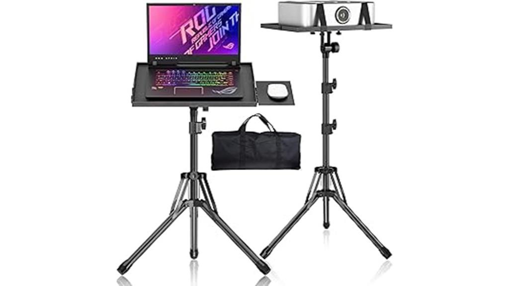 adjustable tripod projector stand
