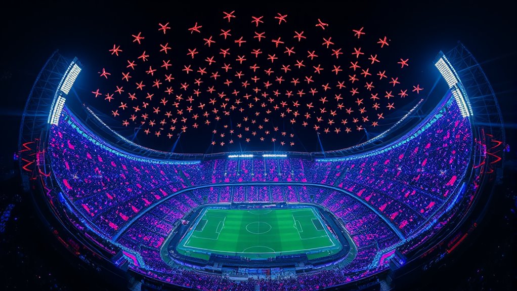advanced autonomous aerial displays