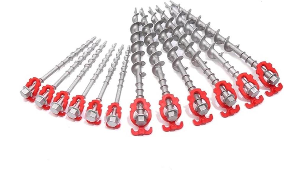 aluminum tent ground anchors