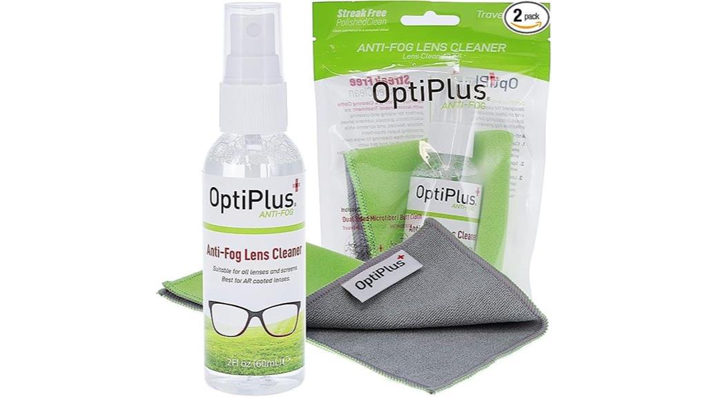 anti fog lens cleaning kit