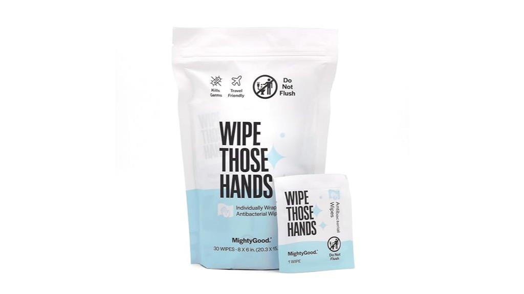 antibacterial hand wipes