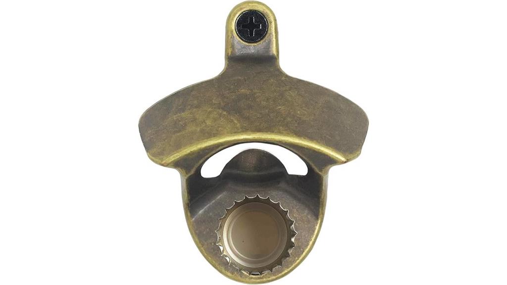 antique bronze bottle opener