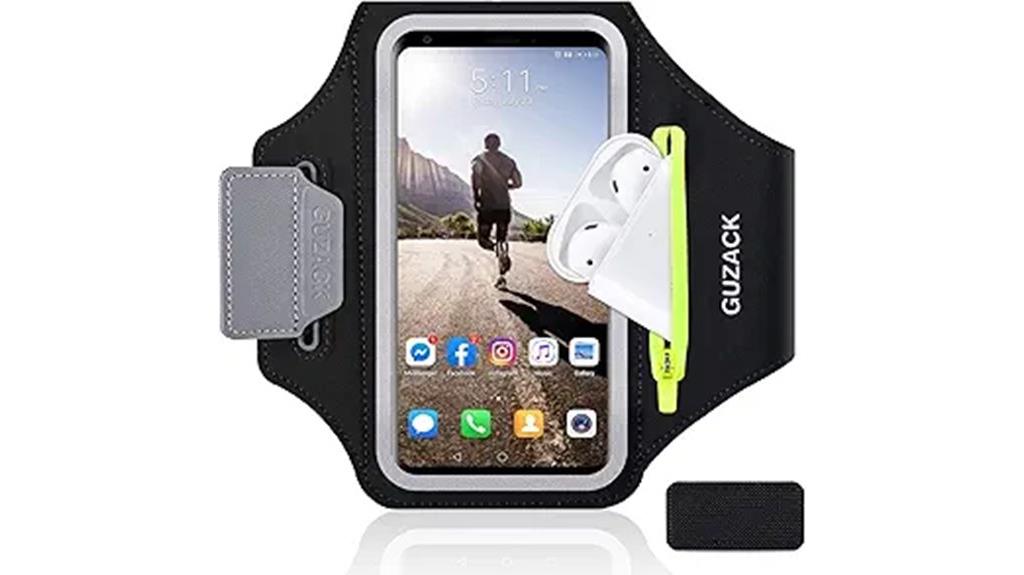 armband with card pockets