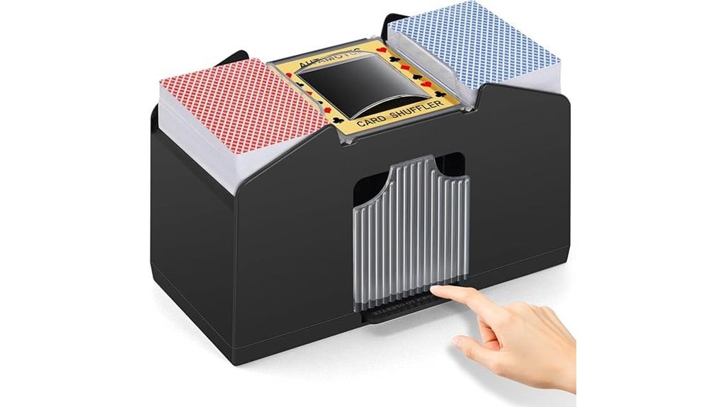 automatic poker card shuffler