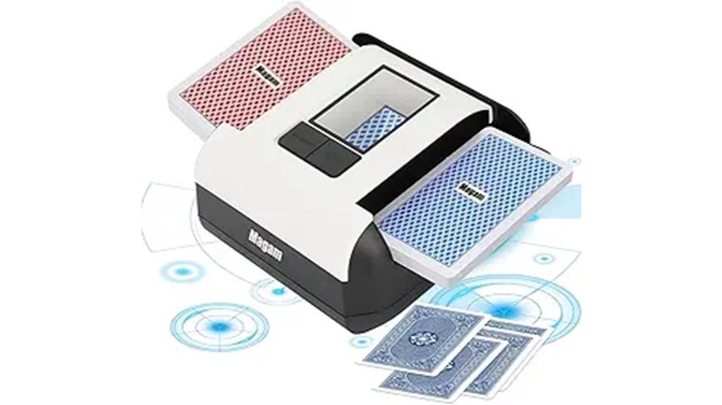 automatic poker card shuffler
