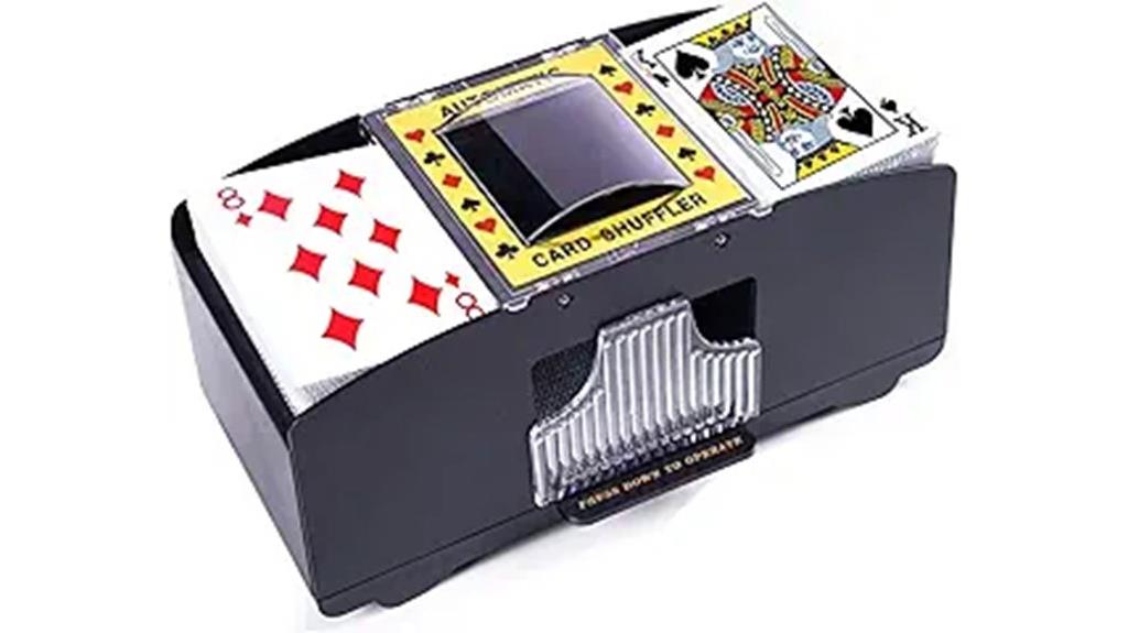 battery powered card shuffler