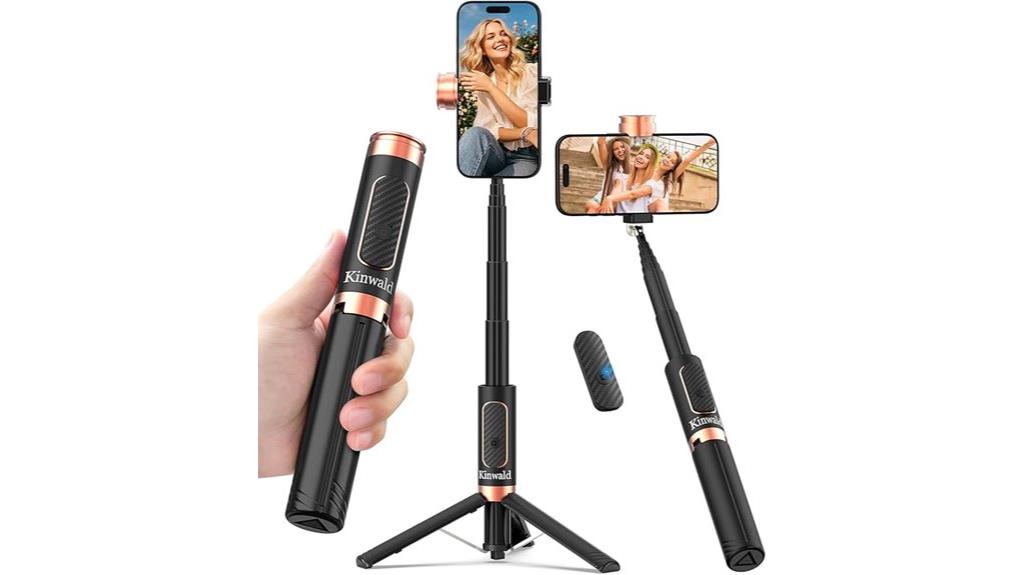 bluetooth enabled phone tripod