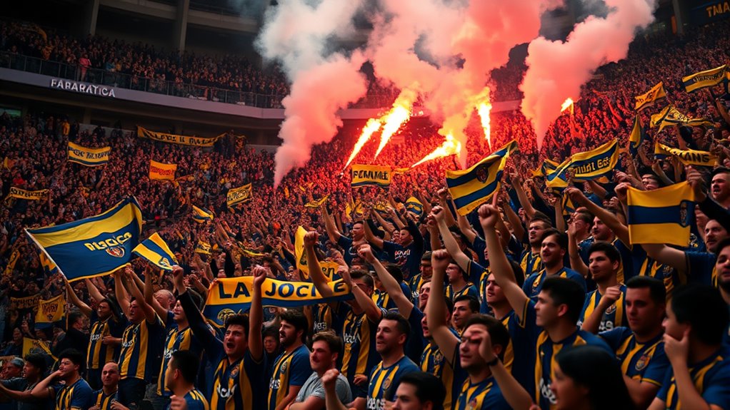boca juniors fan section