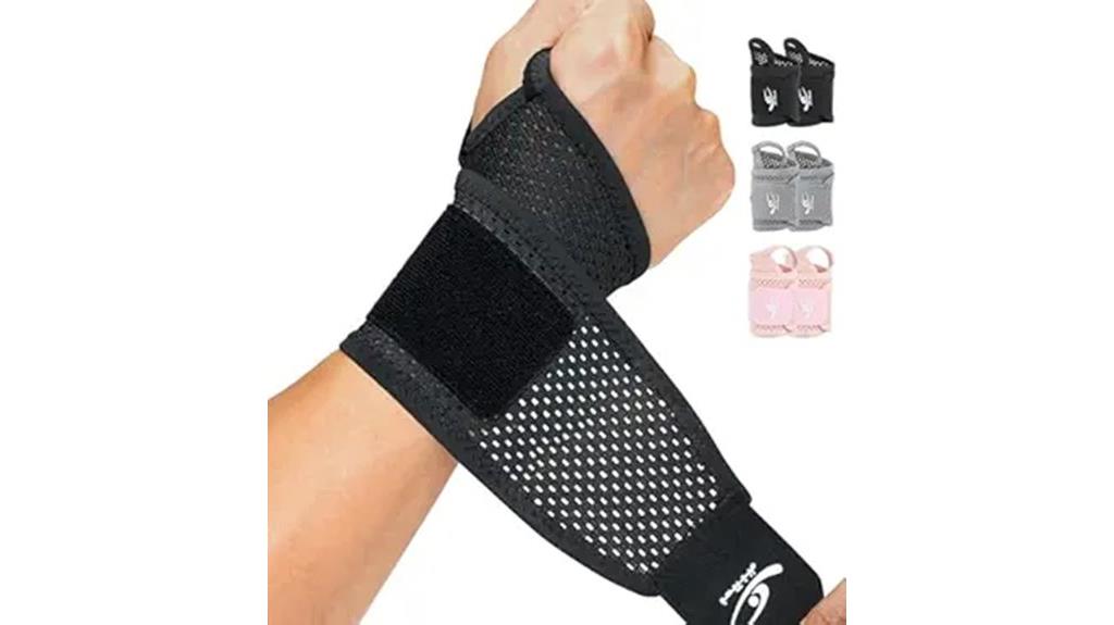 breathable workout wrist supports