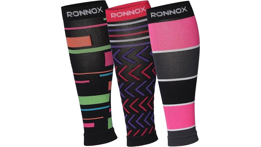 bright colored calf sleeves