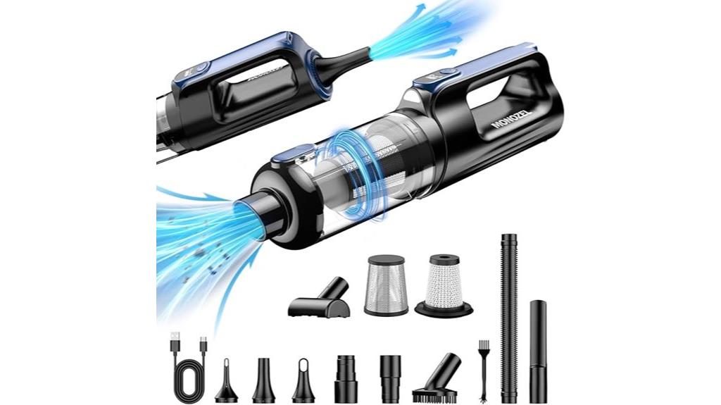 car vacuum and duster