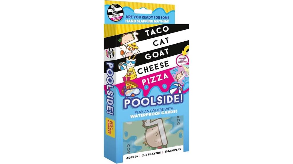 card game with pool theme