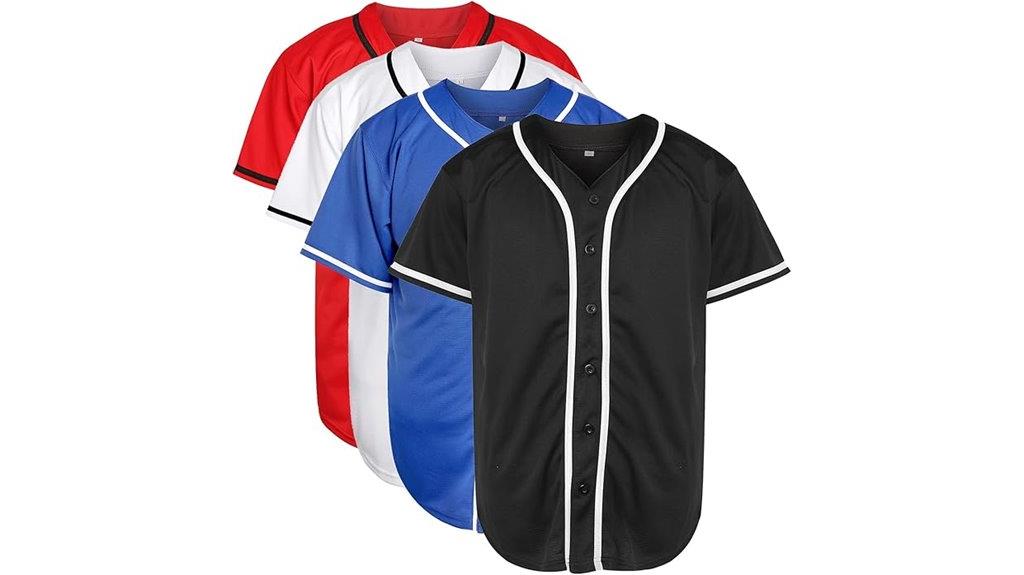 casual hip hop baseball jersey