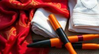 ceremonial scarves towels thundersticks
