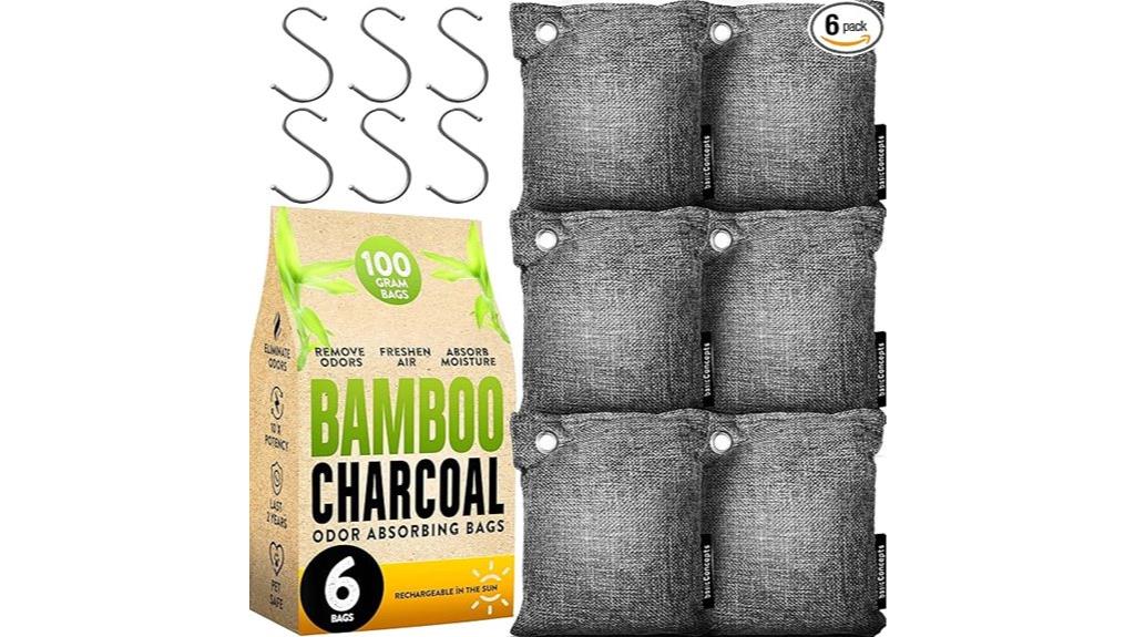charcoal odor absorber pack