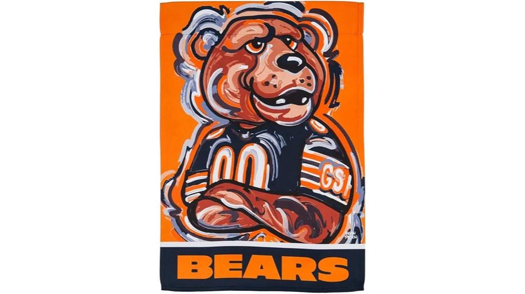 chicago bears garden flag