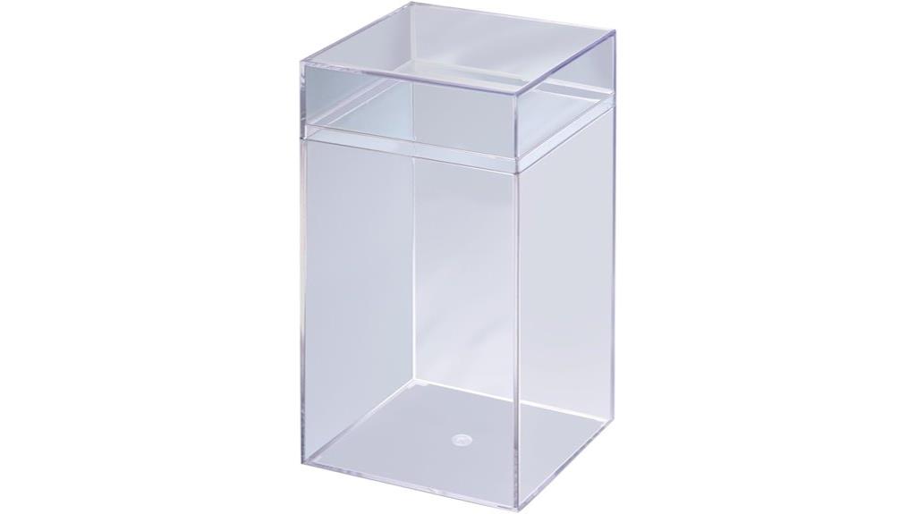 clear 7 inch figurine case