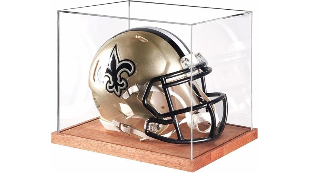 clear acrylic mini helmet case