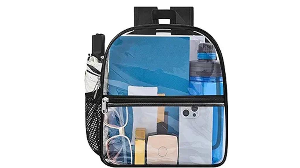 clear backpack for stadium