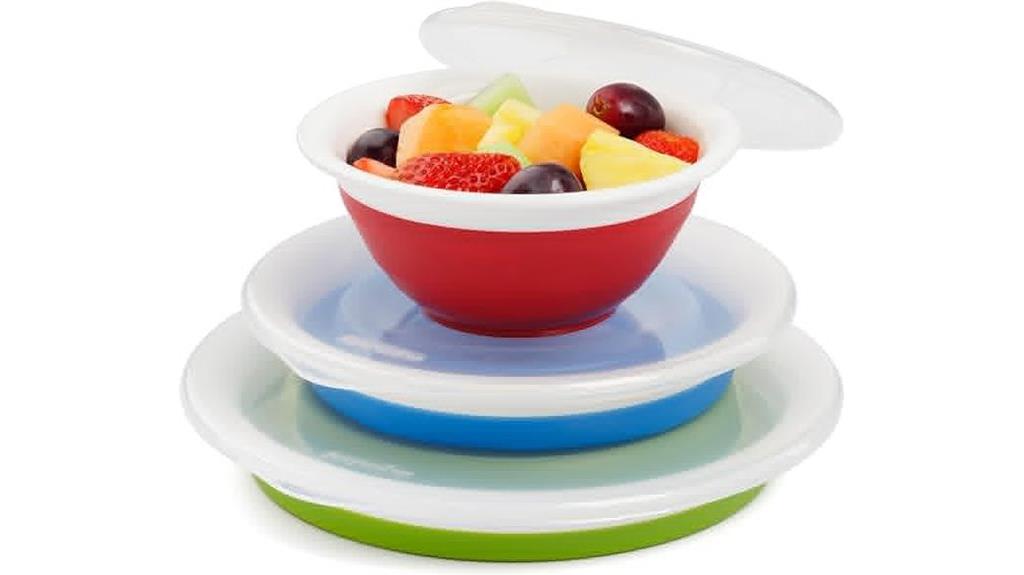 collapsible bowls with lids