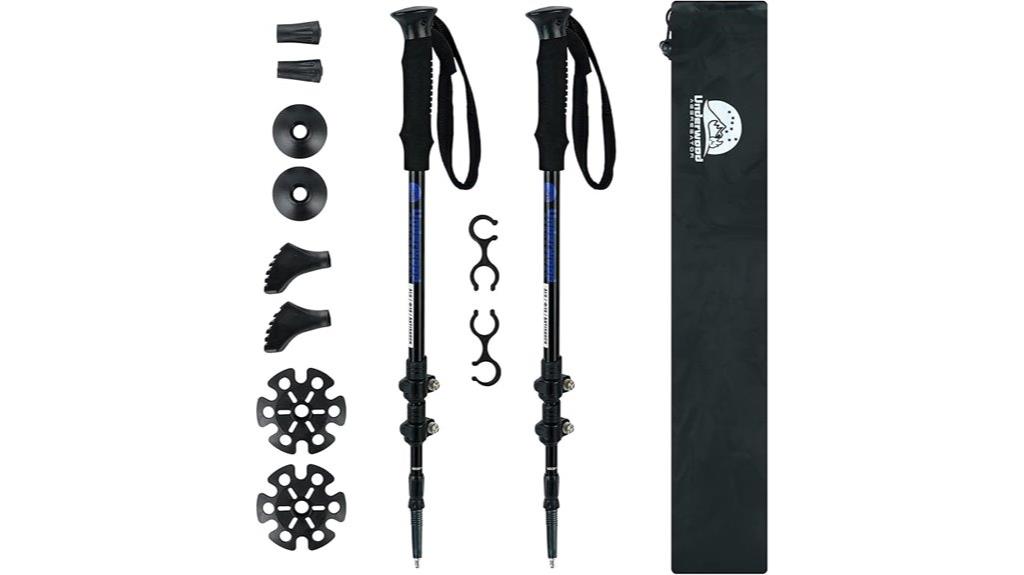 collapsible hiking poles pack
