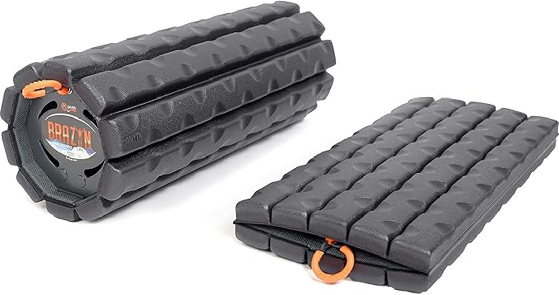 collapsible midnight foam roller