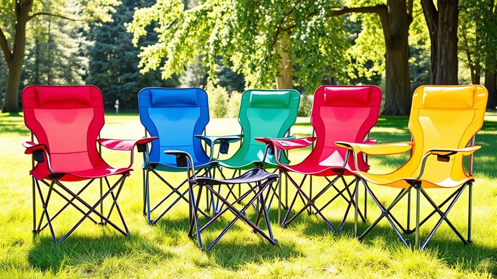 colorful durable portable seating