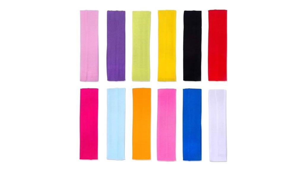 colorful yoga headbands