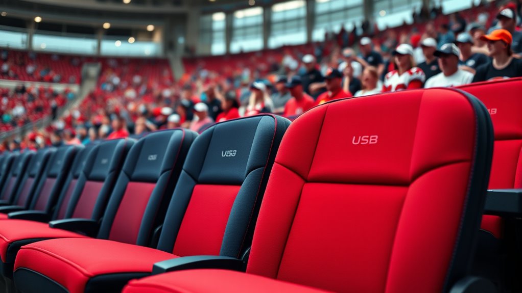 comfortable stadium seat cushions