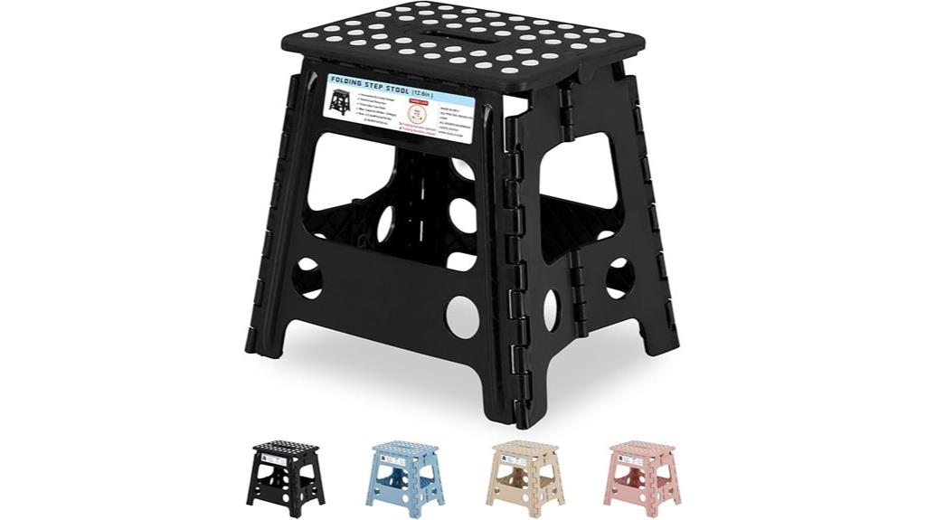 compact 13 inch folding stool
